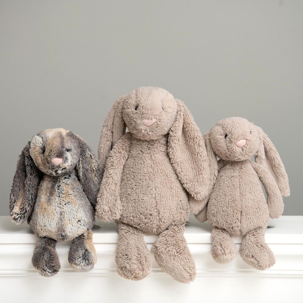 Jellycat Plush Bundle Bashful Bunny Woodland Bunny Soft Plushies Nursery Decor